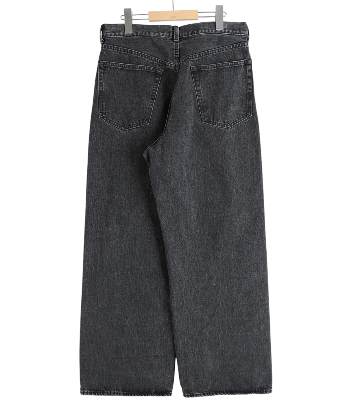 marka ブラックデニム ダブルニーパンツ WIDE LEG JEANS - faded black - | marka(マーカ) / パンツ