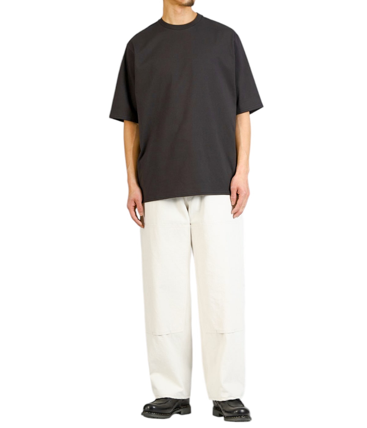CREW NECK TEE - 40/2 organic cotton knit - | marka(マーカ