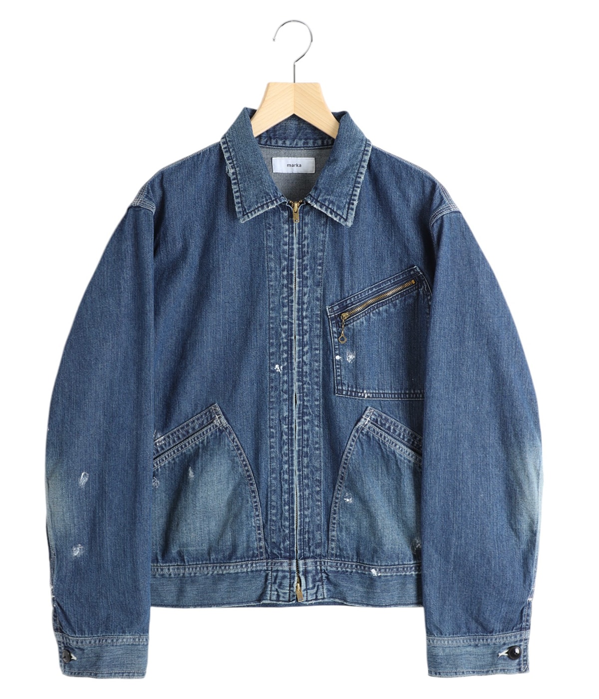 DENIM WORK JACKET - used washed - | marka(マーカ) / アウター