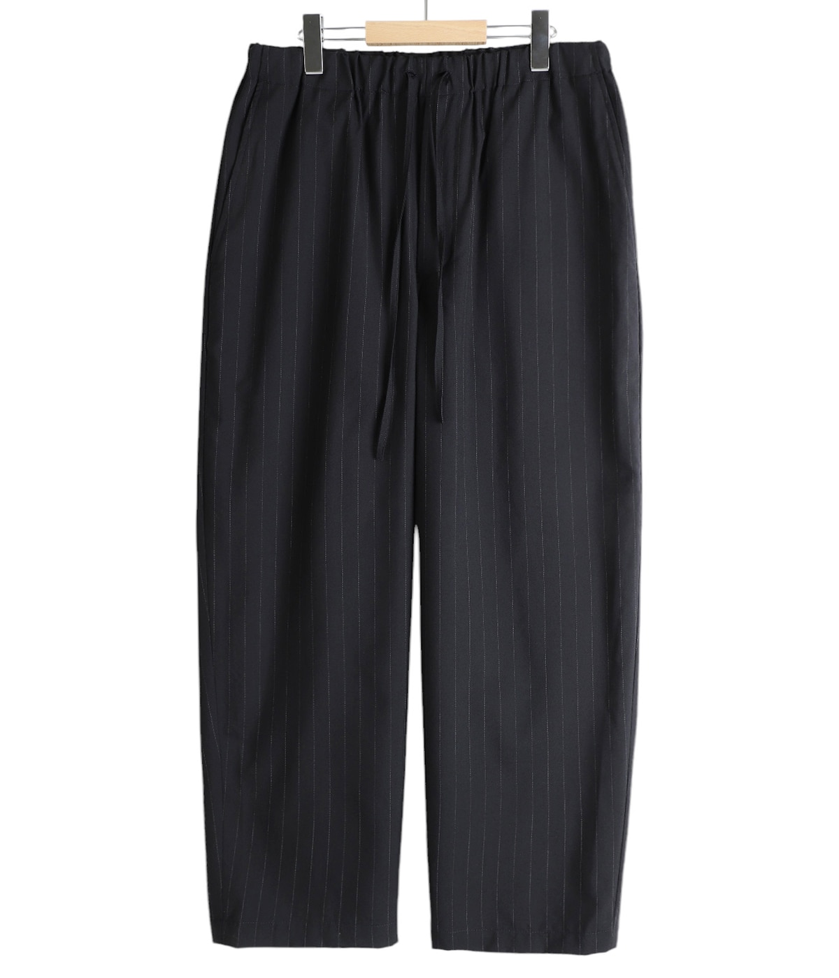 COCOON WIDE EASY PANTS - 2/72 washer wool tropical - | marka