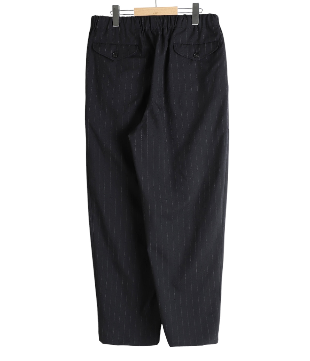 COCOON WIDE EASY PANTS - 2/72 washer wool tropical - | marka