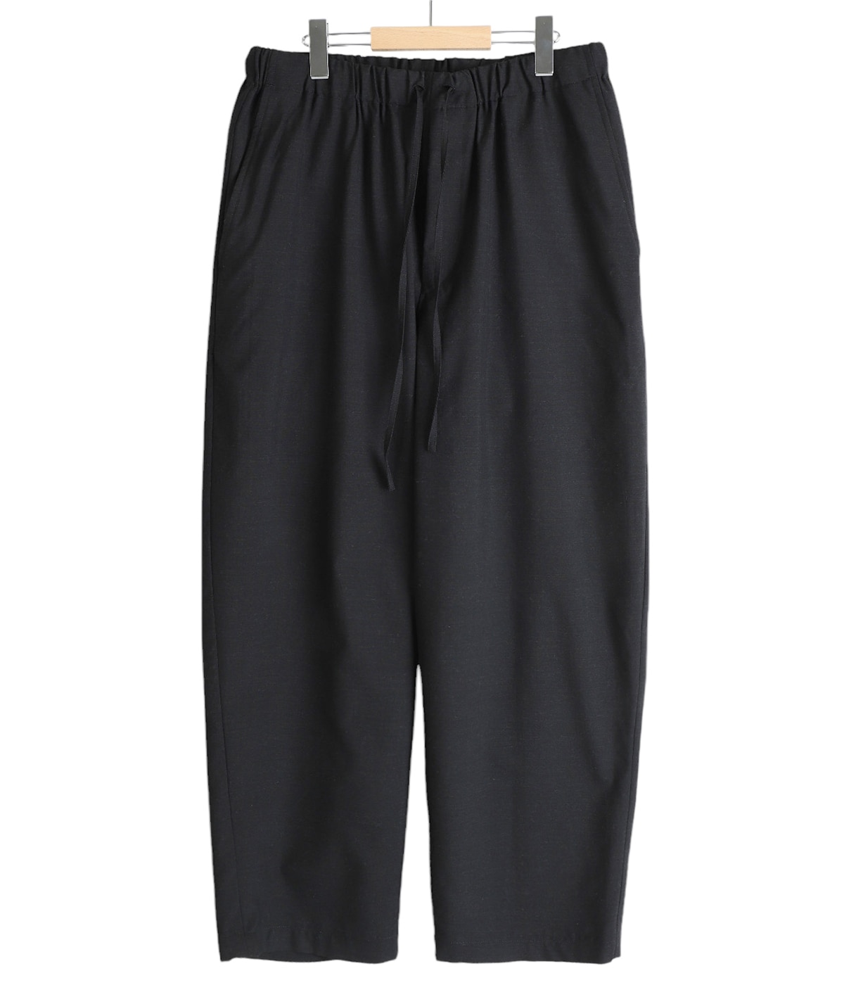 COCOON WIDE EASY PANTS - 2/72 washer wool tropical - | marka