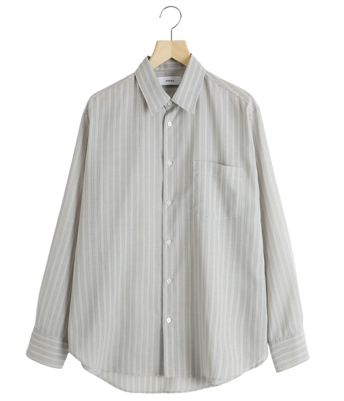 MARKAWARE ストライプ長袖シャツ STRIPE SHIRT - p.w - | marka(マーカ) / トップス 長袖シャツ
