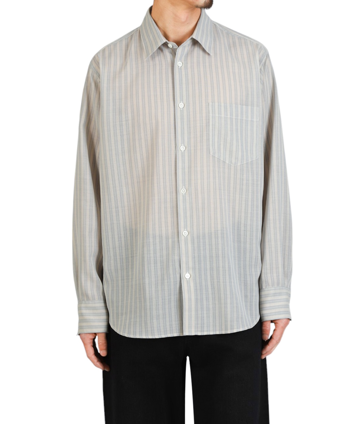 STRIPE SHIRT - p.w - | marka(マーカ) / トップス 長袖シャツ