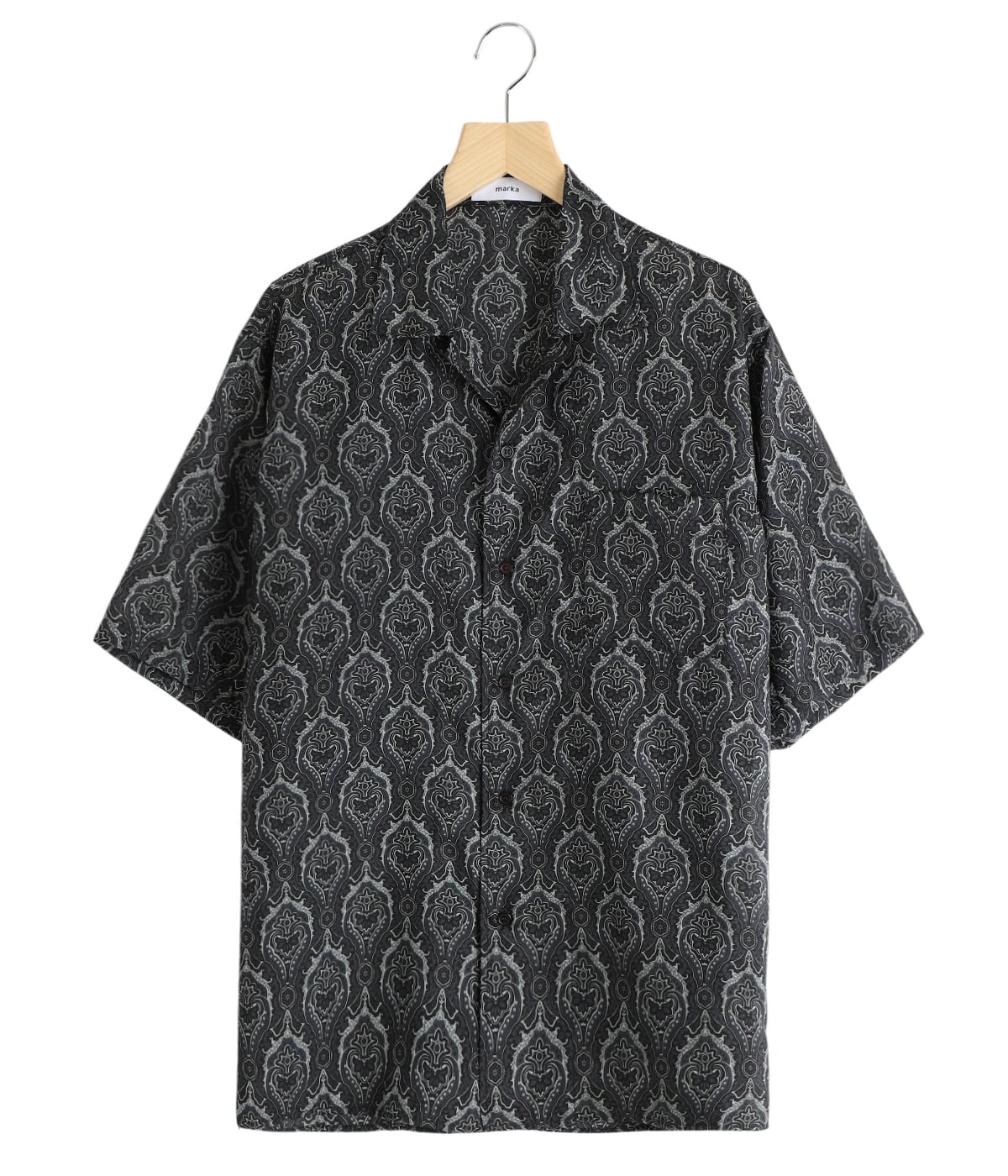 SILK OPEN COLLAR SHIRT