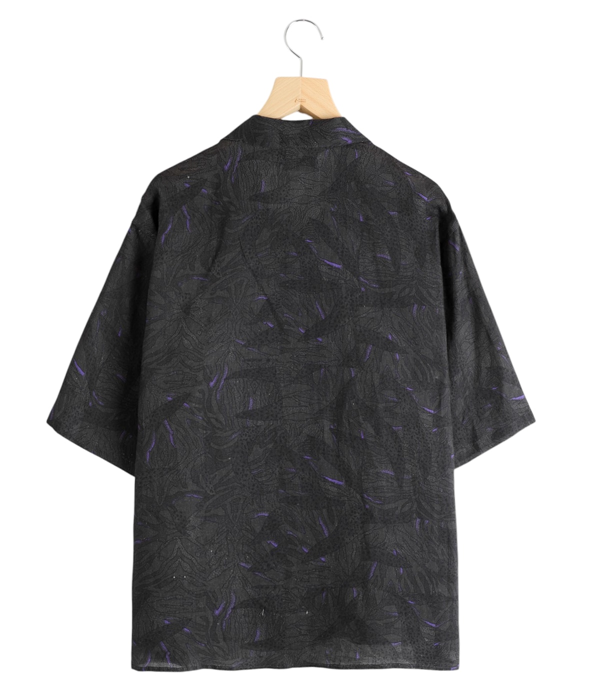 やまらたんページ★ OPEN COLLAR S/S SHIRT - LINEN TROPICAL - | marka(マーカ