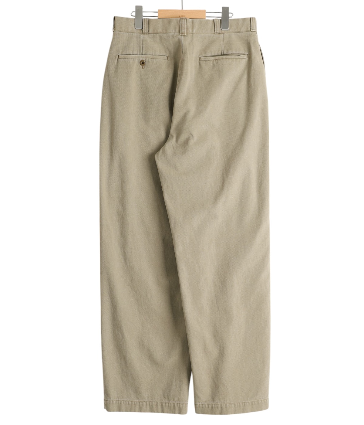 マーカ　marka チノパン オフホワイト　美品 U.S.ARMY CHINO TROUSERS - ORGANIC COTTON GABARDINE - | marka