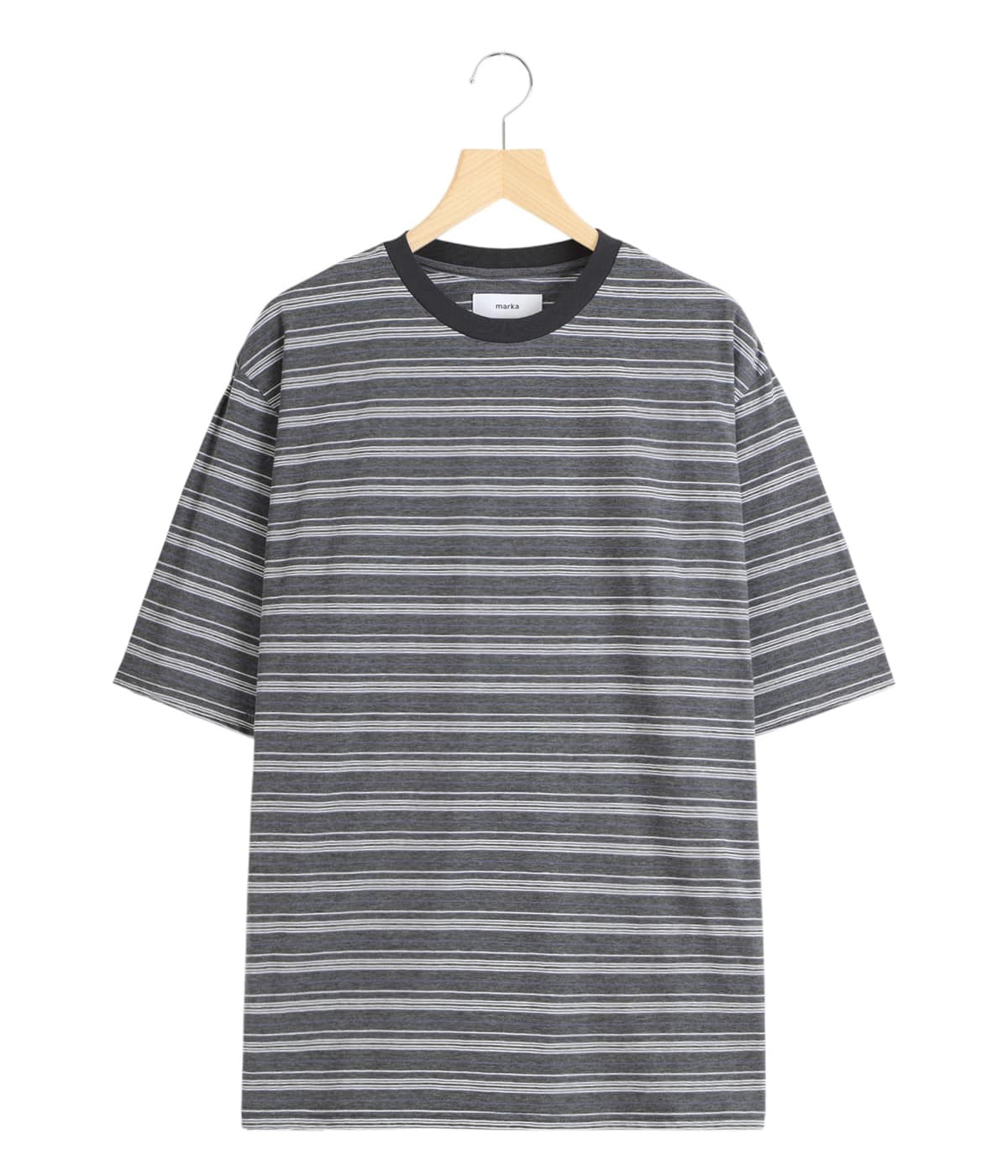 marka (マーカ) 25ss新作 ミニマルなボーダーTシャツ / スタッフ