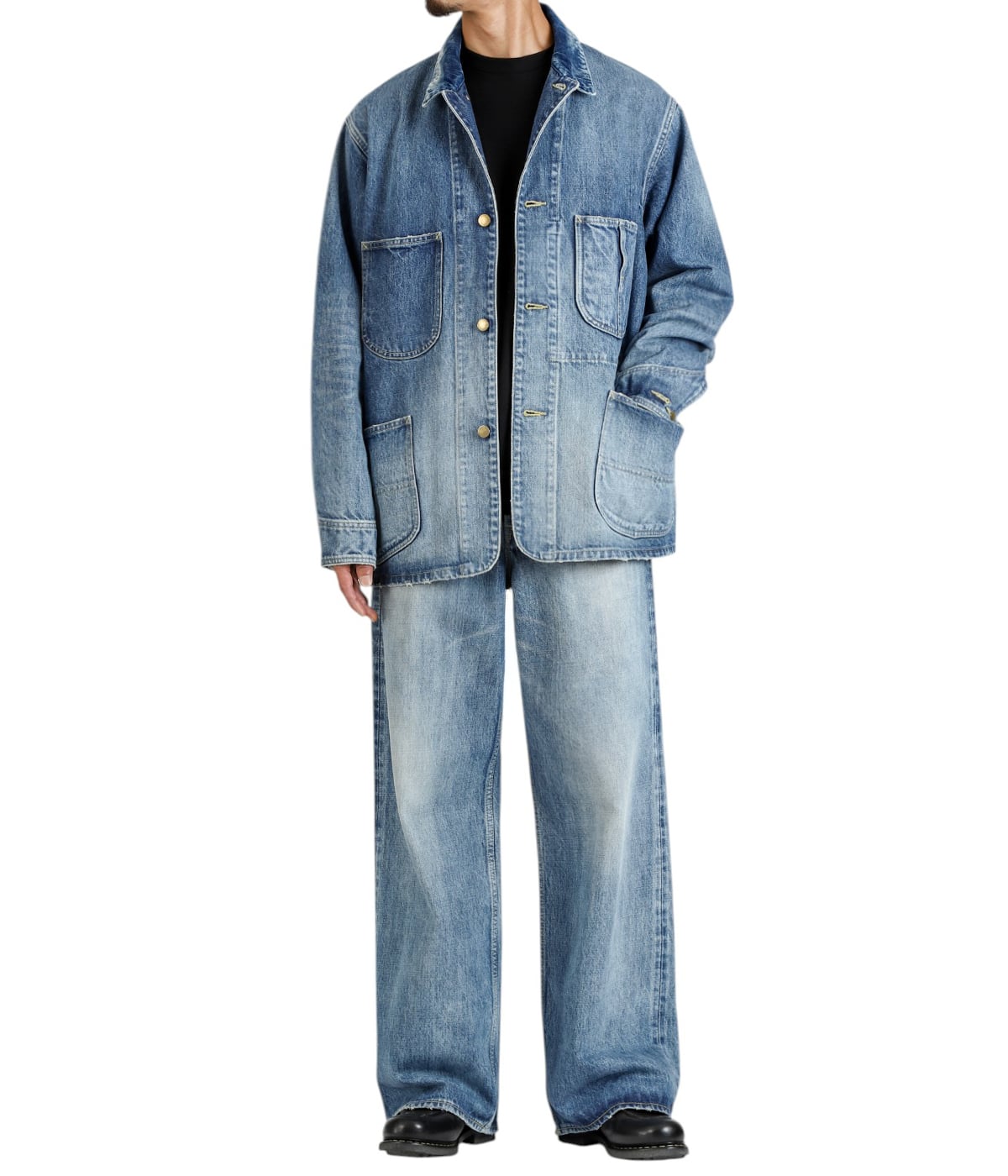 ジャケット・アウター marka COVERALL ORGANIC COTTON 12oz DENIM COVERALL JACKET -ORGANIC COTTON 13.5oz SELVEDGE DENIM- | marka