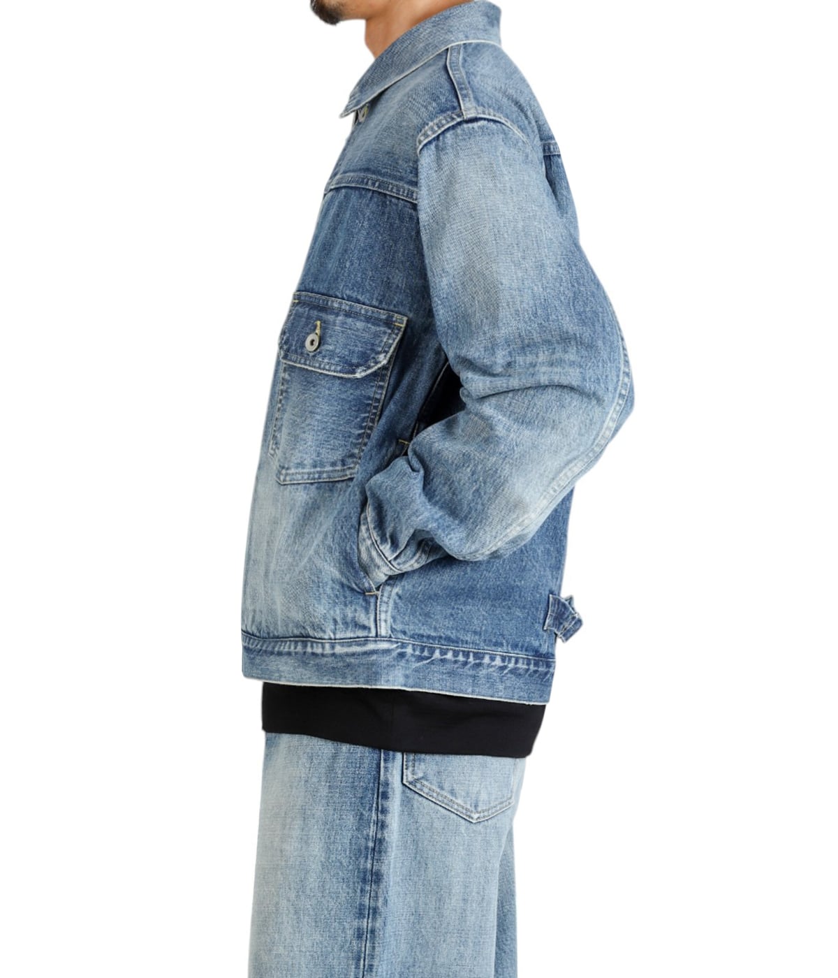 TYPE-1 DENIM JACKET -ORGANIC COTTON 13.5oz SELVEDGE DENIM- | marka