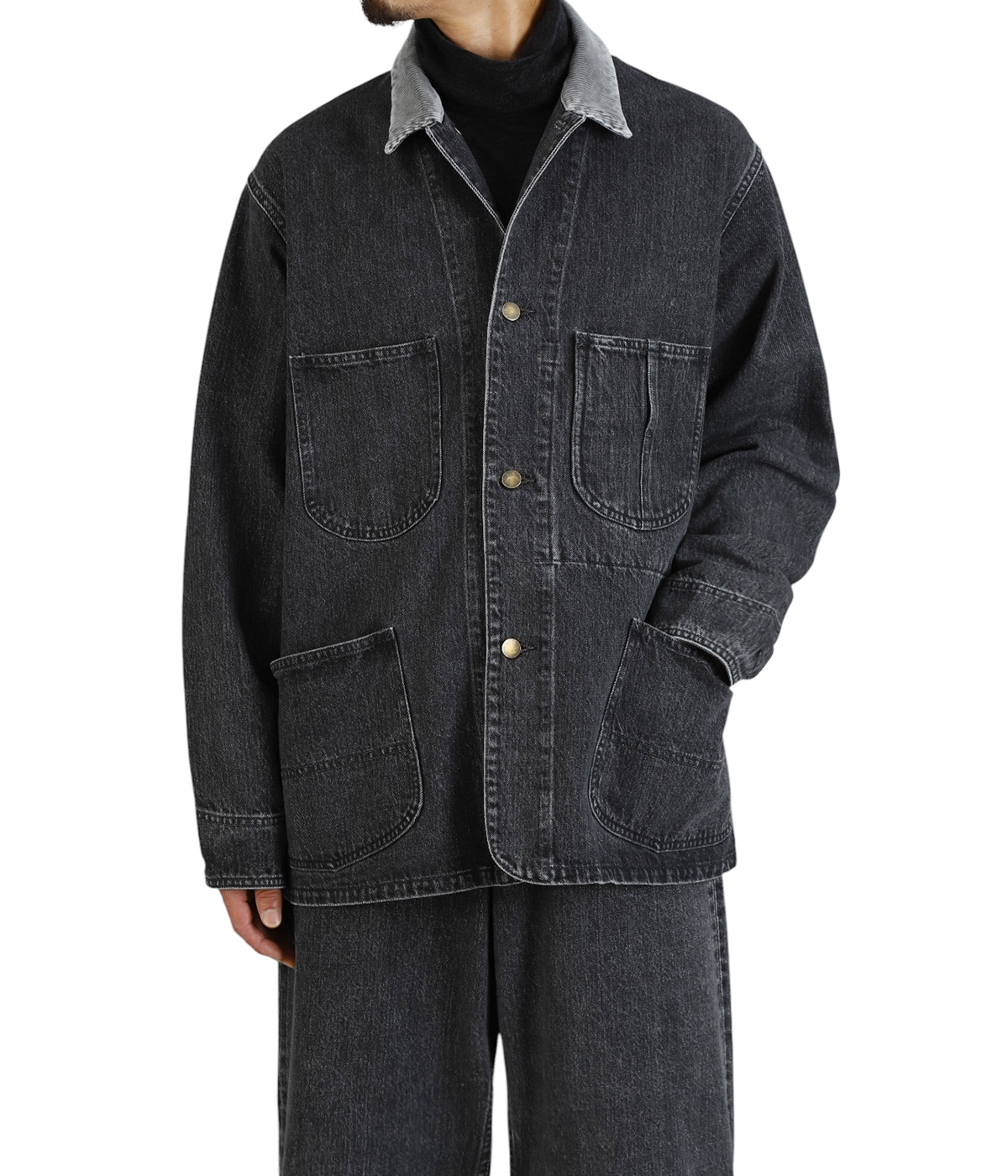 ジャケット・アウター marka COVERALL ORGANIC COTTON 12oz DENIM EK-754LJA-11.