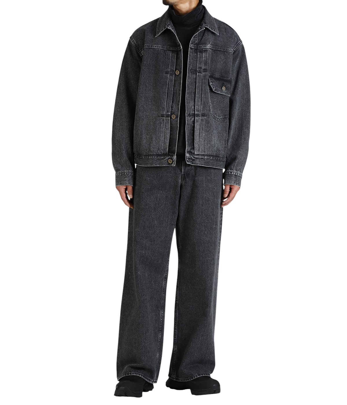 TYPE-1 DENIM JACKET -ORGANIC COTTON 13.5oz SELVEDGE DENIM