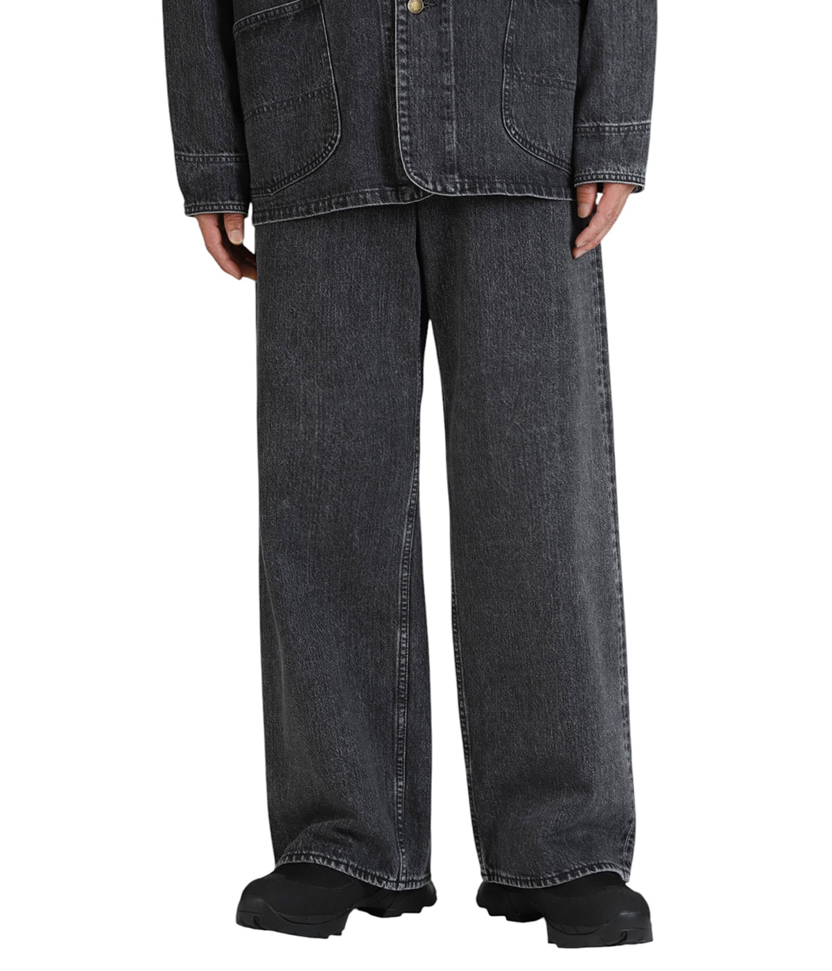 WIDE LEG JEANS -ORGANIC COTTON 13.5oz SELVEDGE DENIM