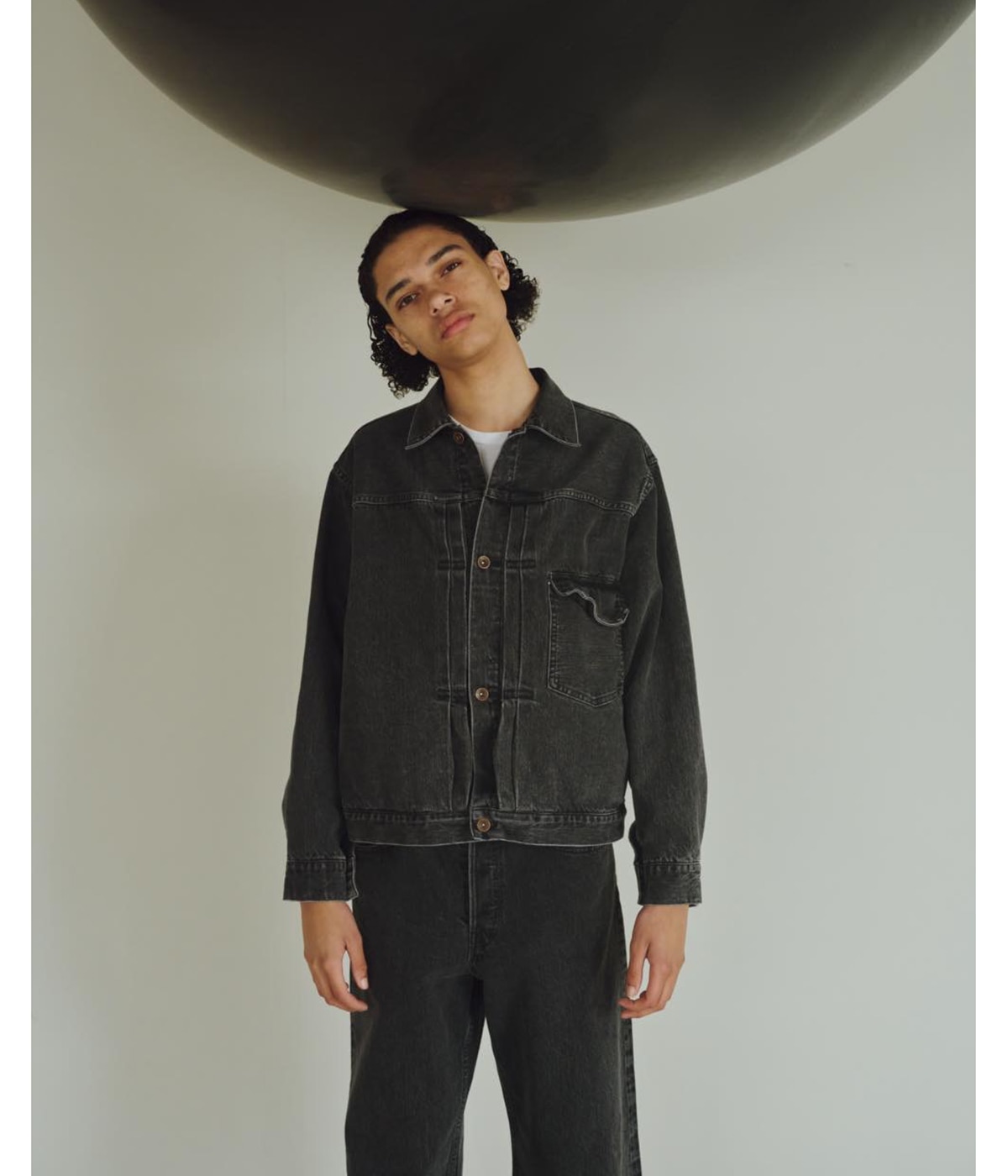 WIDE LEG JEANS -ORGANIC COTTON 13.5oz SELVEDGE DENIM