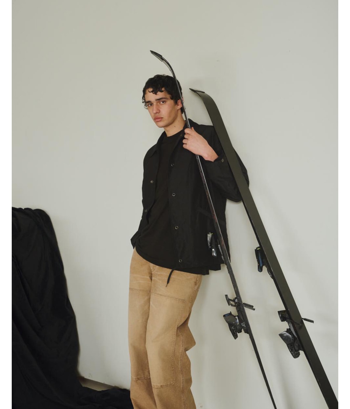 COACH JACKET -WOOL SILK HIGH COUNT TYPEWRITER- | marka(マーカ