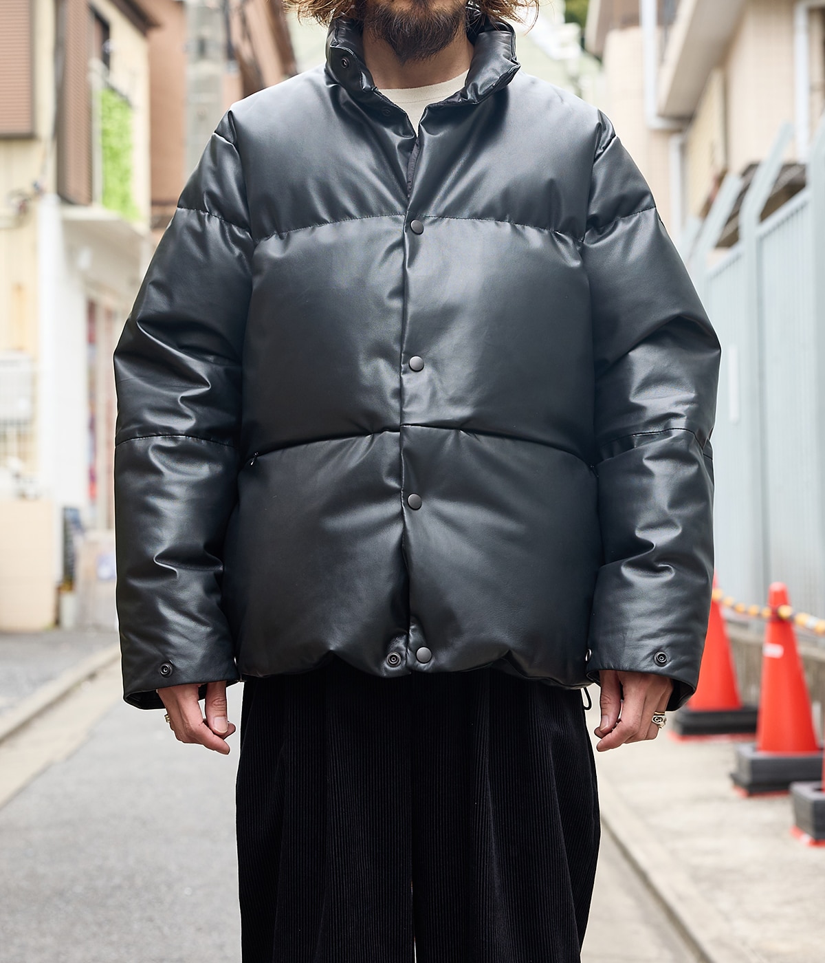 予約】LEATHER DOWN JACKET -SHEEP LEATHER- | marka(マーカ