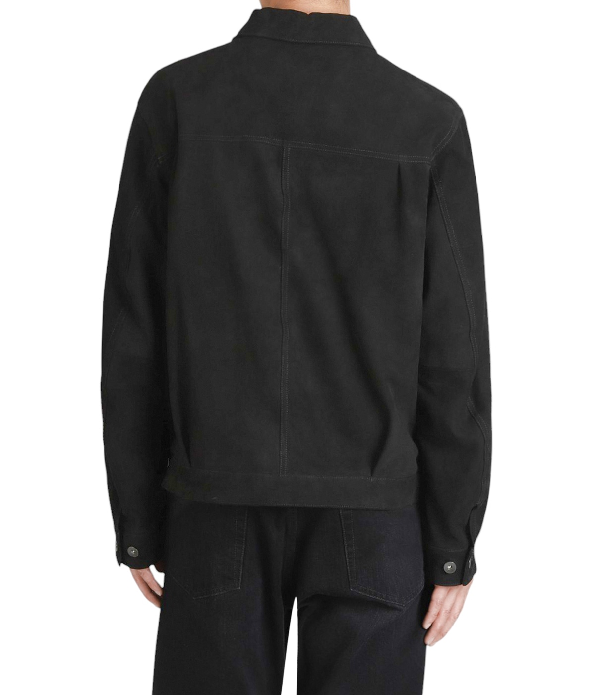 SUEDE TRUCKER JACKET -GOAT SUEDE- | marka(マーカ) / アウター