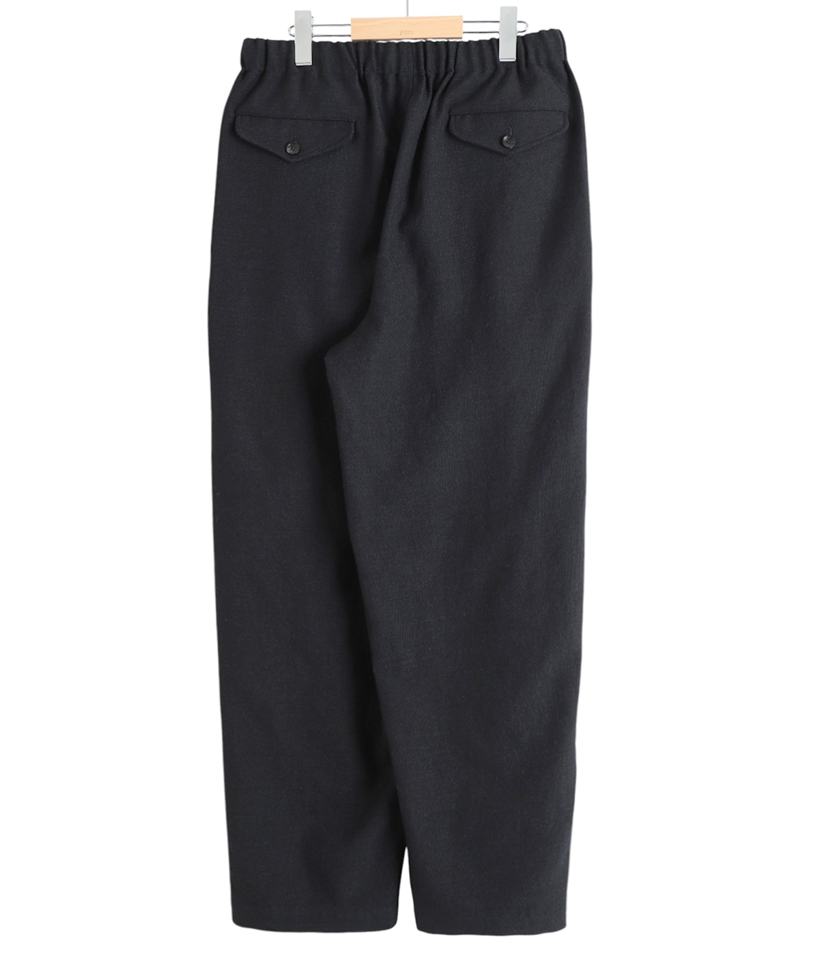 予約】COCOON WIDE EASY PANTS -TUMBLED WOOL SERGE- | marka