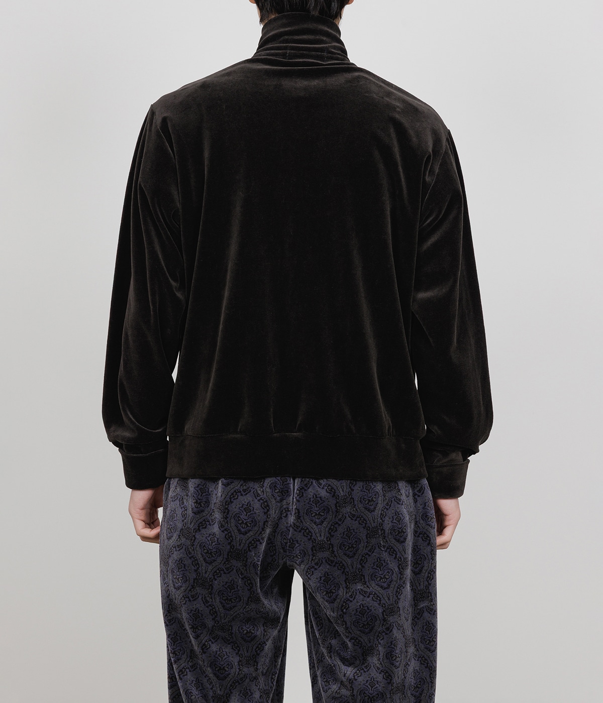 marka VELOUR TRACK JACKET/PANTS セットアップ 予約】FULL ZIP TRACK JACKET -30/-ORGANIC COTTON VELOUR