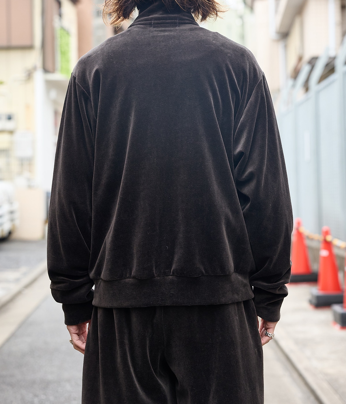 予約】FULL ZIP TRACK JACKET -30/-ORGANIC COTTON VELOUR