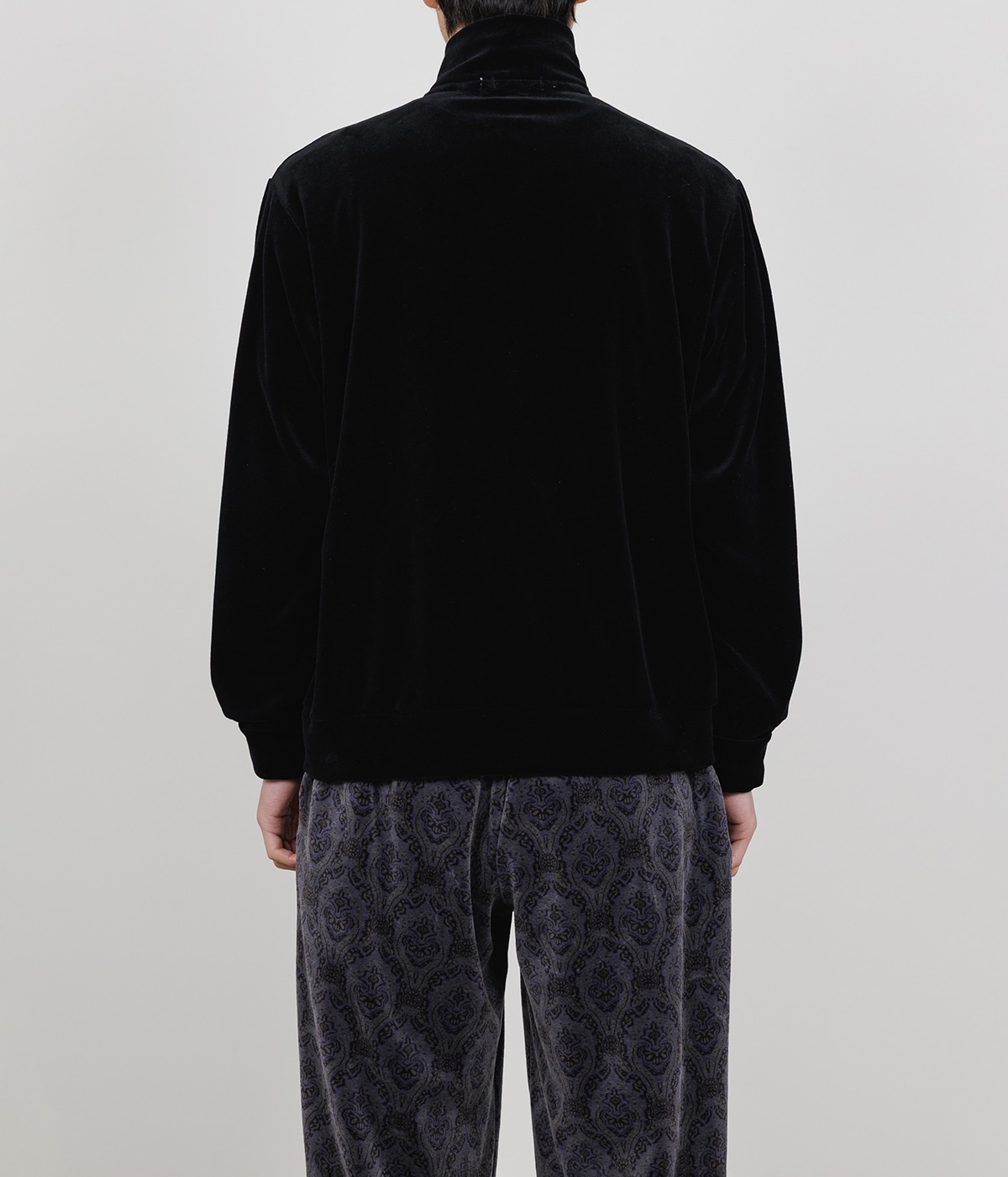 予約】FULL ZIP TRACK JACKET -30/-ORGANIC COTTON VELOUR