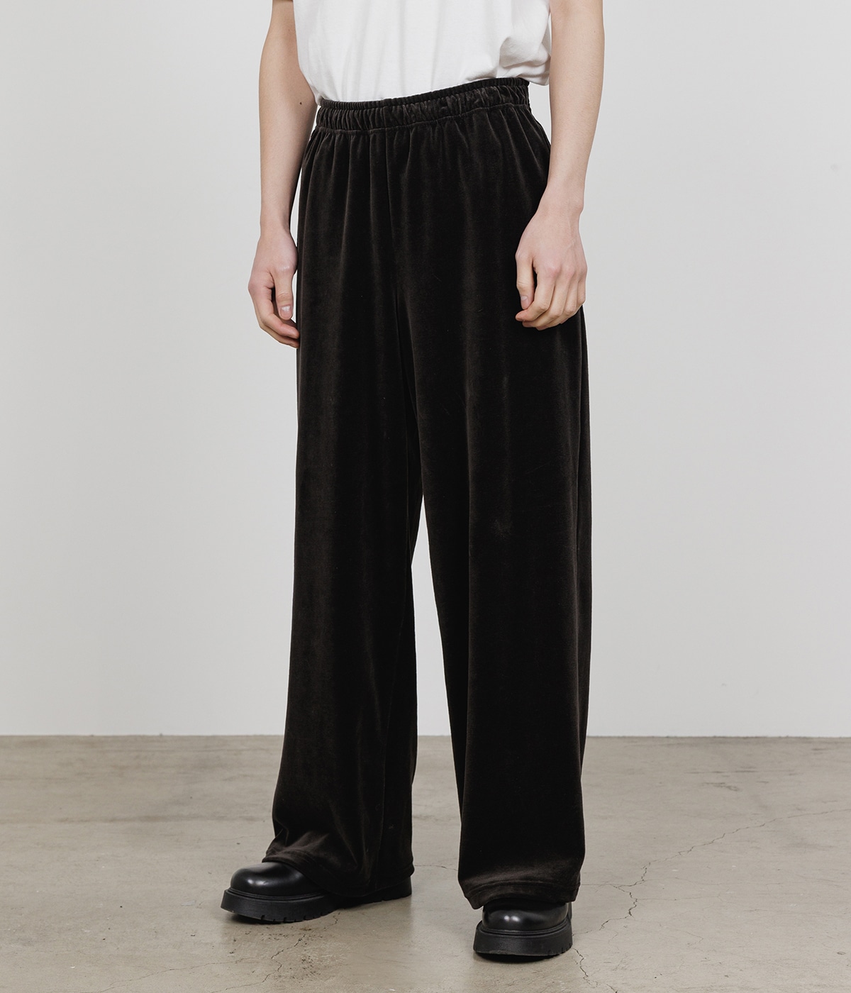 【予約】TRACK PANTS -30/-ORGANIC COTTON VELOUR-