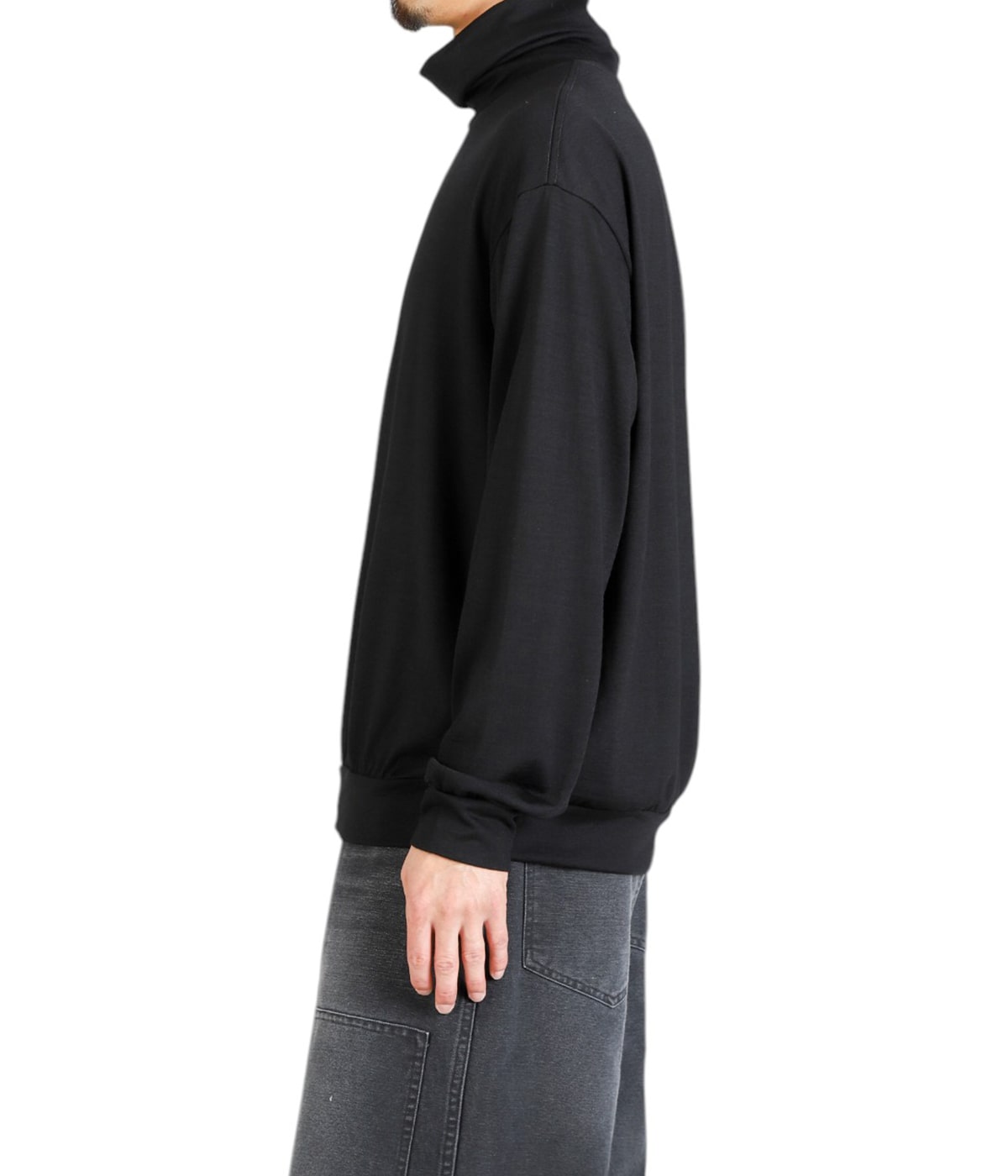 TURTLE NECK -2/72 WOOL SINGLE JERSEY WASHABLE- | marka(マーカ