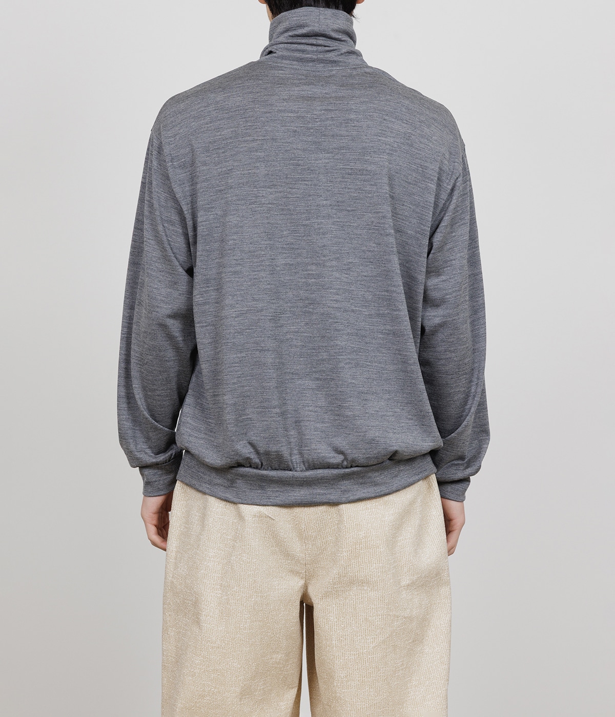 予約】TURTLE NECK -2/72 WOOL SINGLE JERSEY WASHABLE- | marka