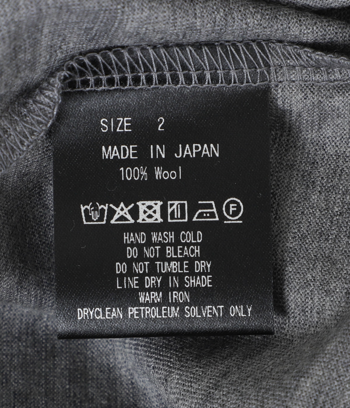 TURTLE NECK -2/72 WOOL SINGLE JERSEY WASHABLE- | marka(マーカ