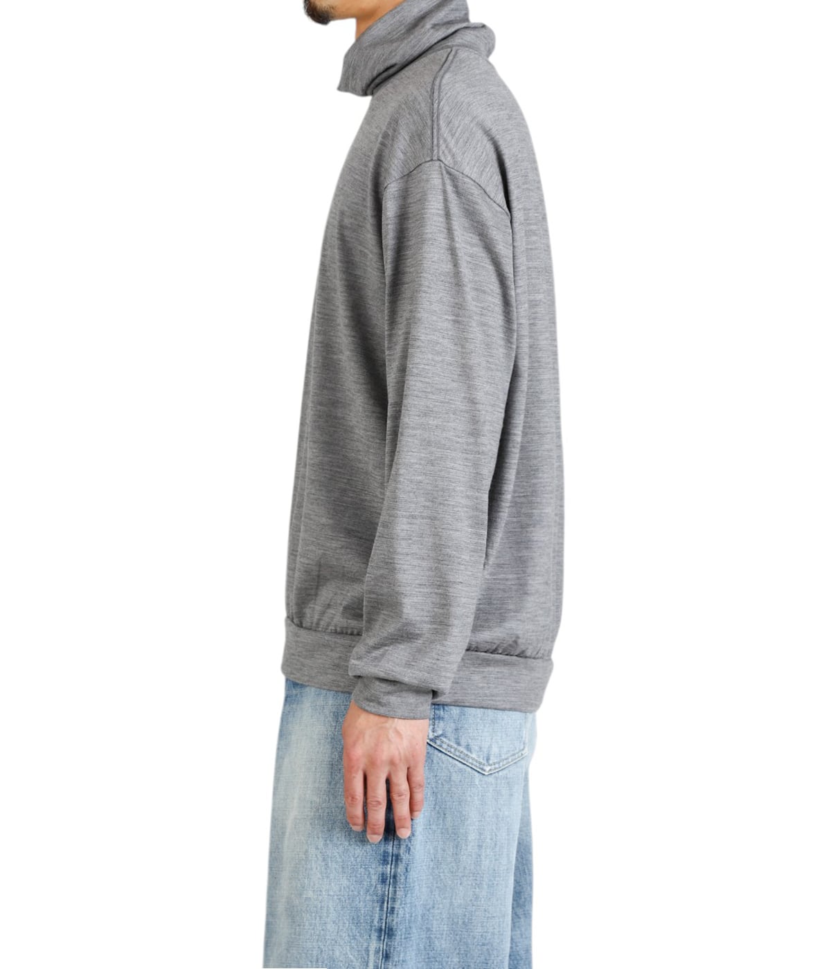 TURTLE NECK -2/72 WOOL SINGLE JERSEY WASHABLE- | marka(マーカ