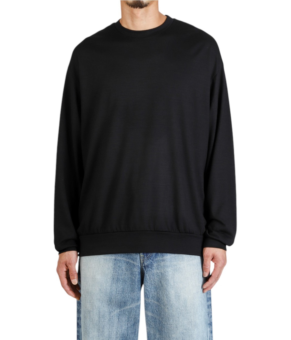 marka（マーカ）ブークレニット 黒 2 marka（マーカ）ブークレニット 黒 2 marka tシャツ / マーカ：CREW