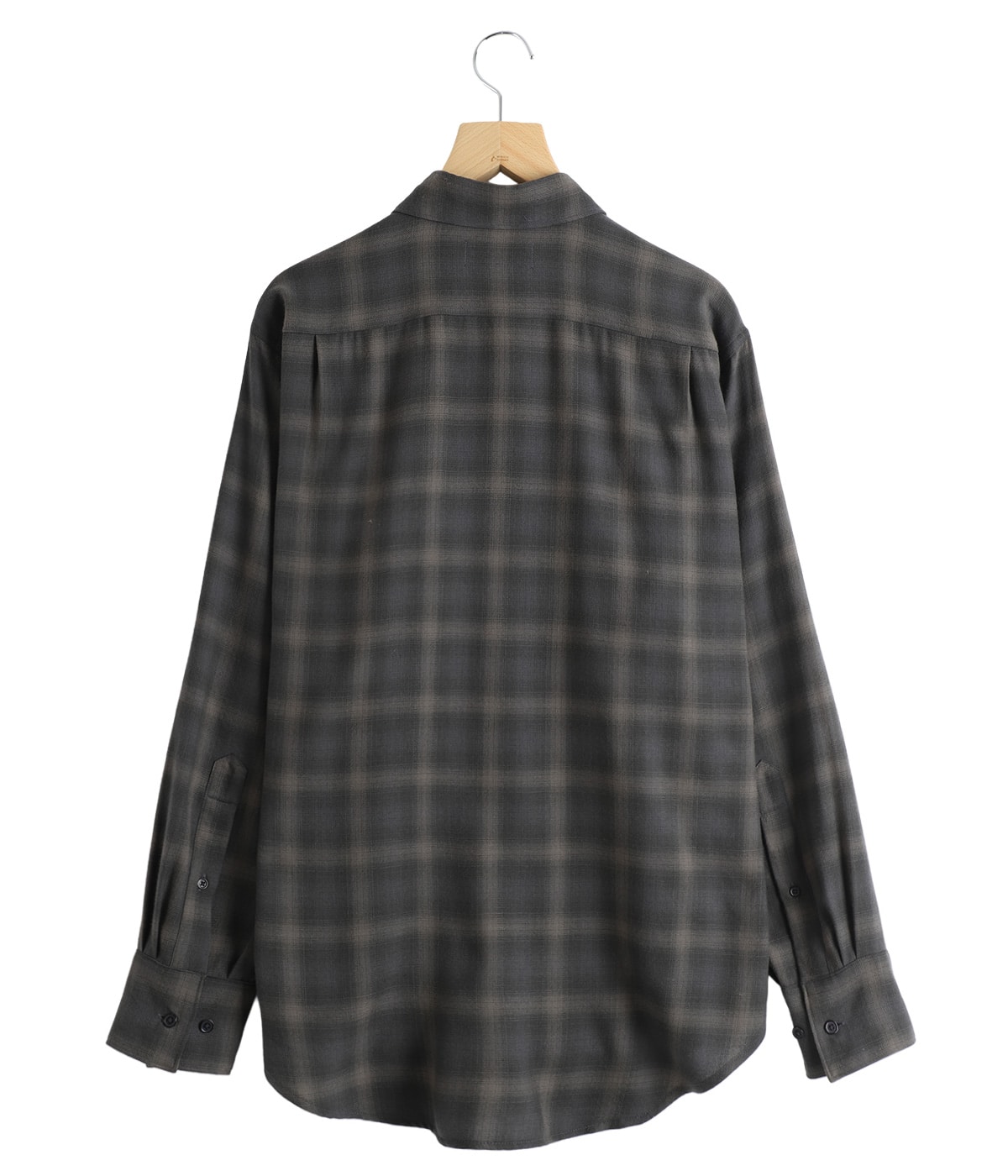 REGULAR COLLAR SHIRT -SUPER 140s 2/96 WOOL VIYELLA- | marka(マーカ