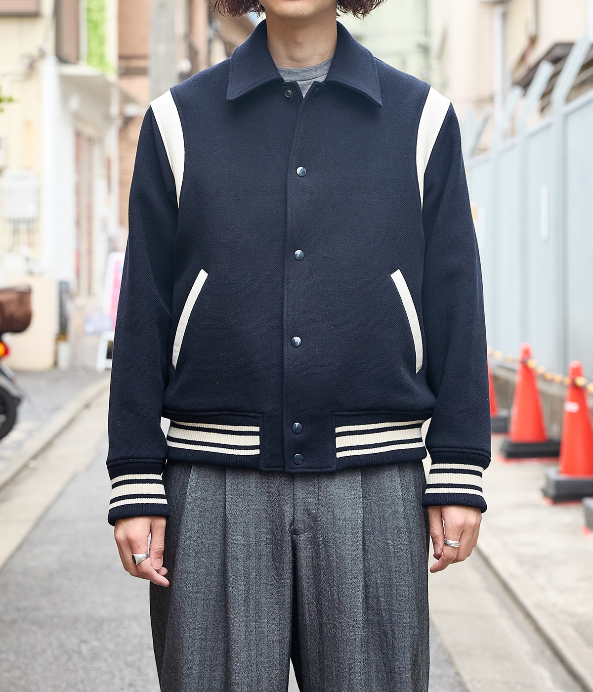 予約】AWARD JACKET -1/14 WOOL VINTAGE DOUBLE CLOTH- | marka