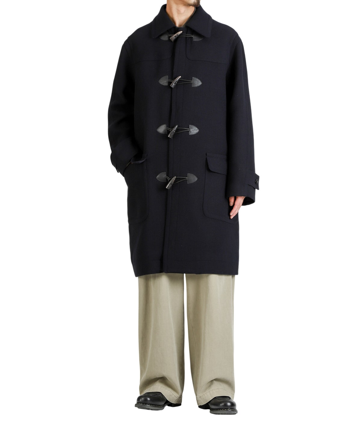 DUFFLE COAT -1/14 WOOL VINTAGE DOUBLE CLOTH- | marka(マーカ DUFFLE COAT -1/14 WOOL VINTAGE DOUBLE CLOTH- | marka(マーカ