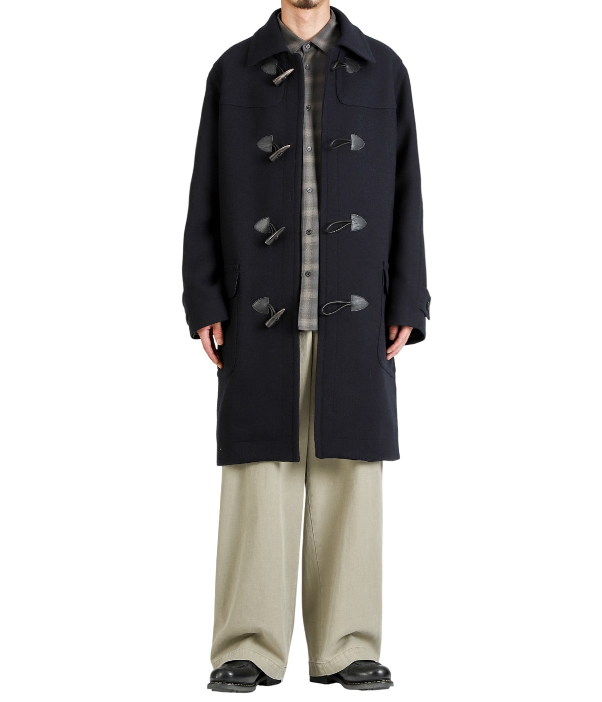 DUFFLE COAT -1/14 WOOL VINTAGE DOUBLE CLOTH- | marka(マーカ