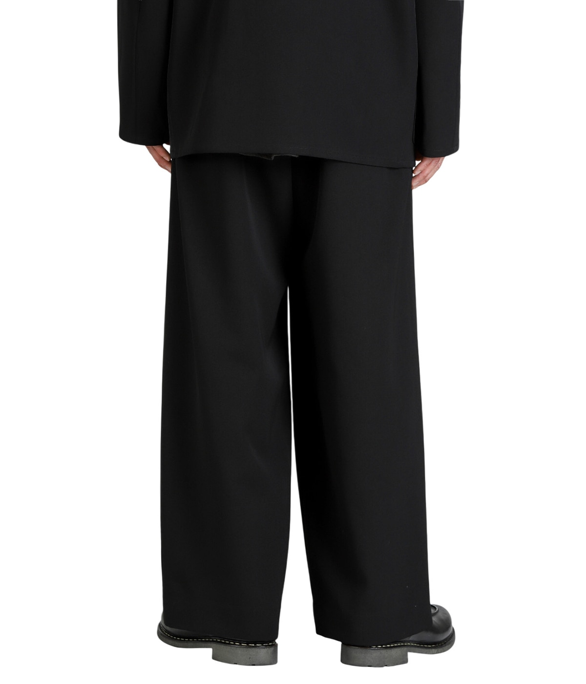 着用2回 OVERCOAT パンツ スラックス ブラック サイズ2 トラウザー