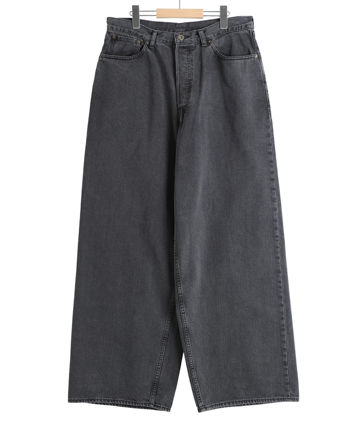 BAGGY JEANS / FADED BLACK -ORGANIC COTTON 12oz DENIM- | marka