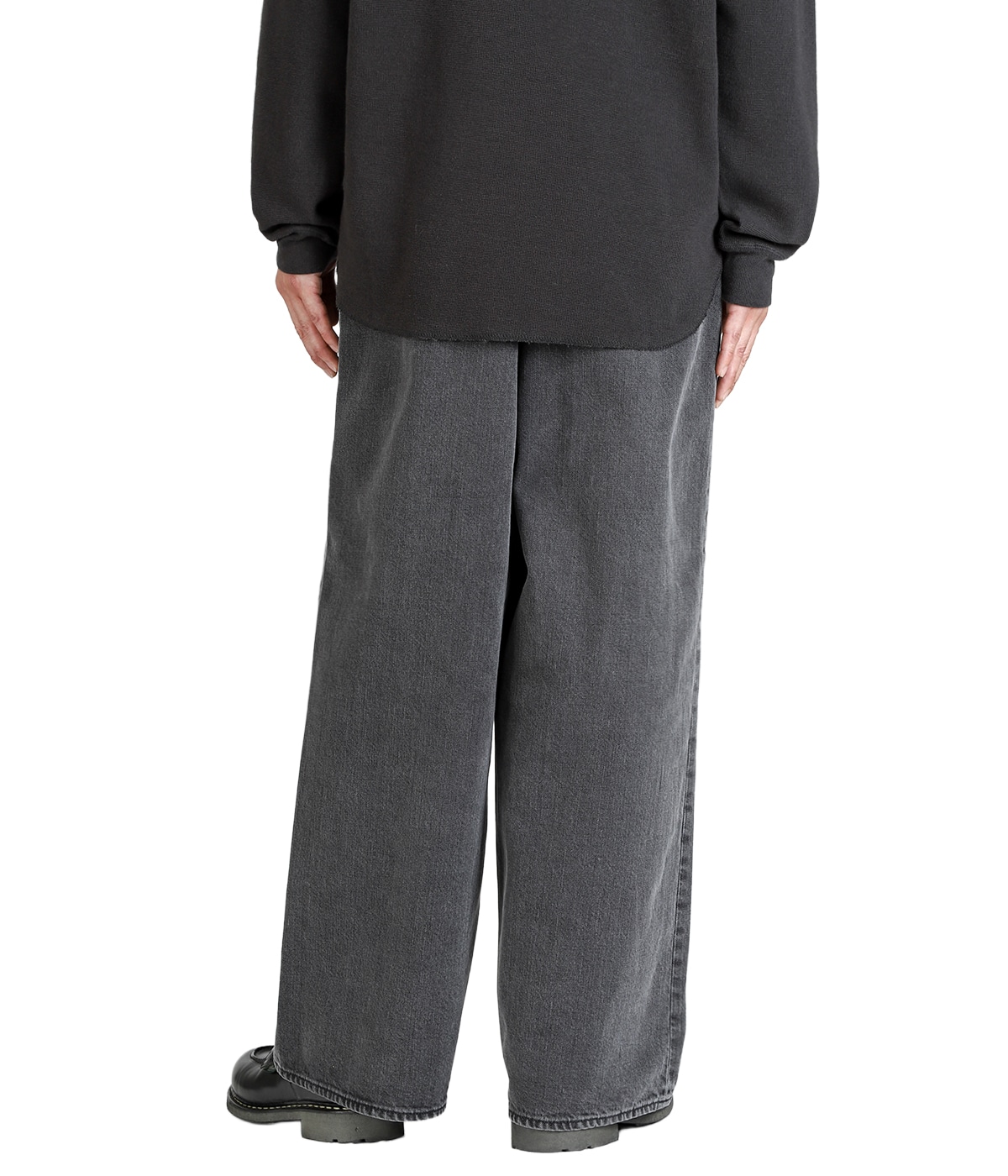 BAGGY JEANS / FADED BLACK -ORGANIC COTTON 12oz DENIM- | marka