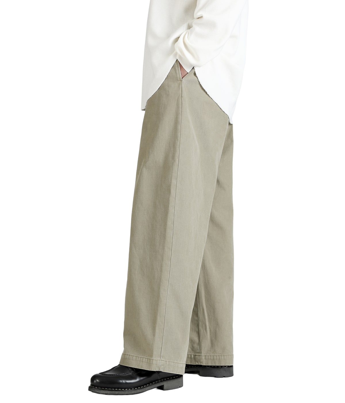 NEW U.S.ARMY TROUSERS -ORGANIC COTTON GABARDINE- | marka