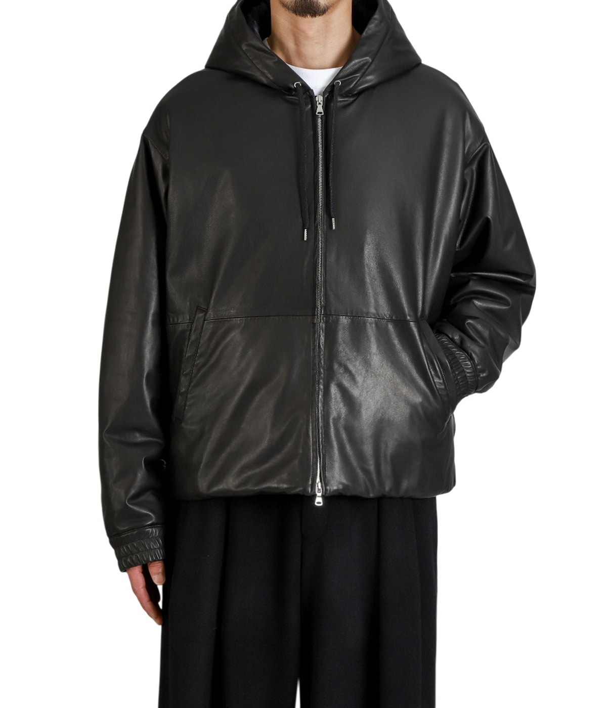 PUFFED LEATHER PARKA -SHEEP LEATHER- | marka(マーカ) / アウター
