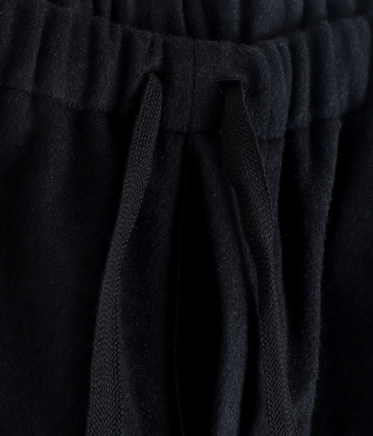 KNEE TUCK PANTS -WOOL SILK BEAVER- | marka(マーカ) / パンツ