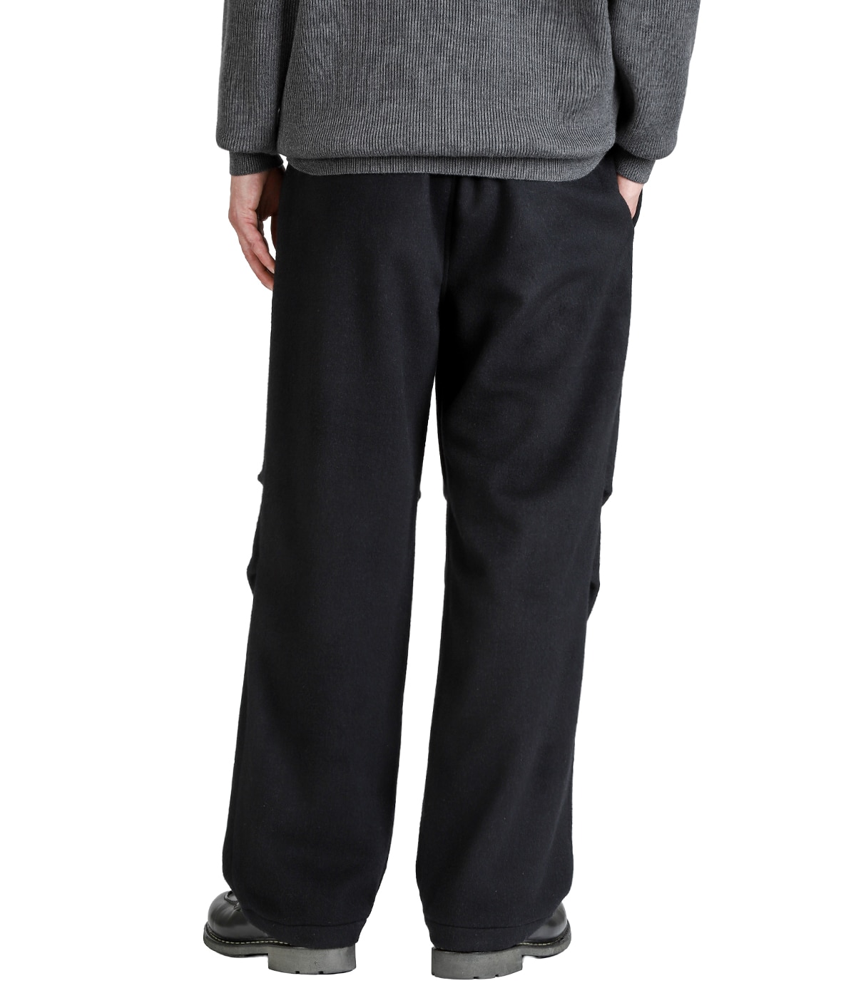 KNEE TUCK PANTS -WOOL SILK BEAVER- | marka(マーカ) / パンツ