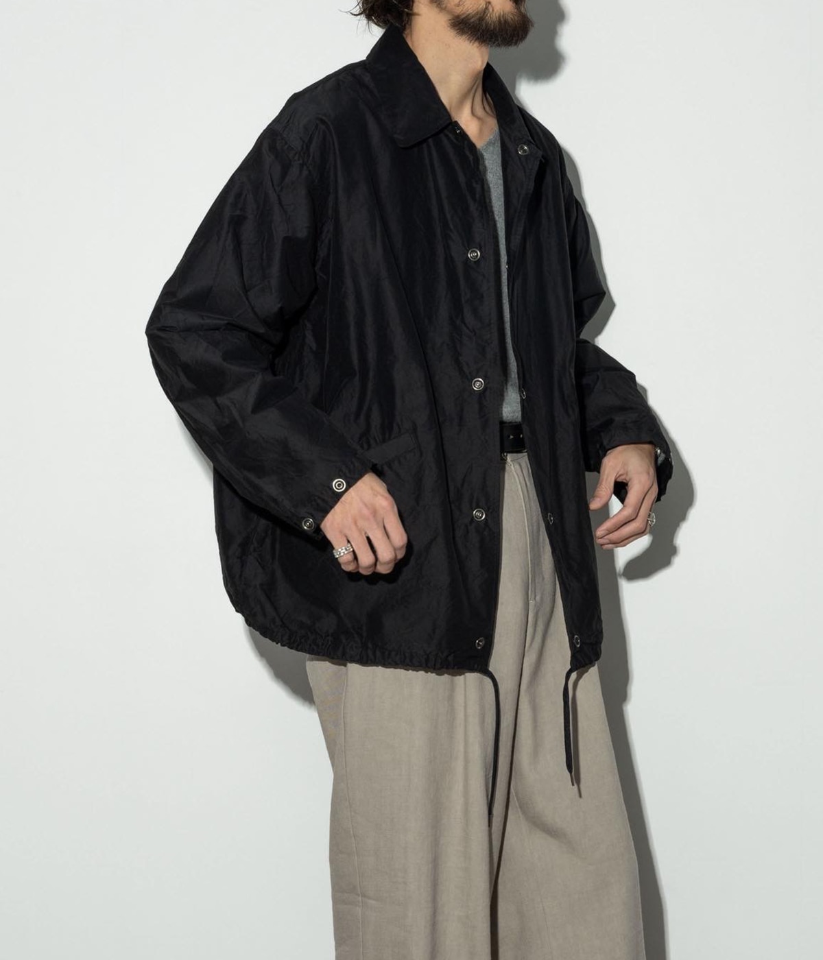 marka ONLY ARK別注 COACH JACKET 別注 COACH JACKET - organic cotton silk high count - | marka