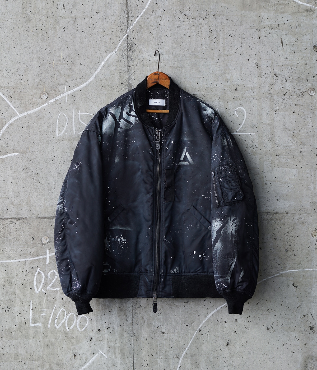ジャケット・アウター mwc ABSTRACT MOD. MA-1 - ARKnets × PARKING exclusive - | marka