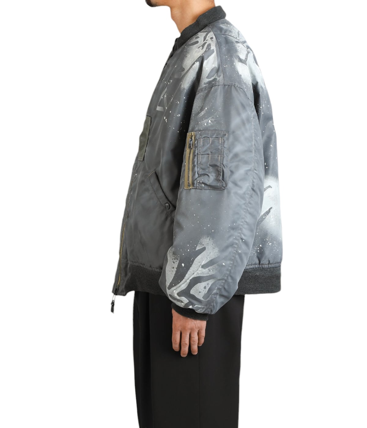 garzDIESEL MA-1スタイルジャケット ABSTRACT MOD. MA-1 - ARKnets × PARKING exclusive - | marka