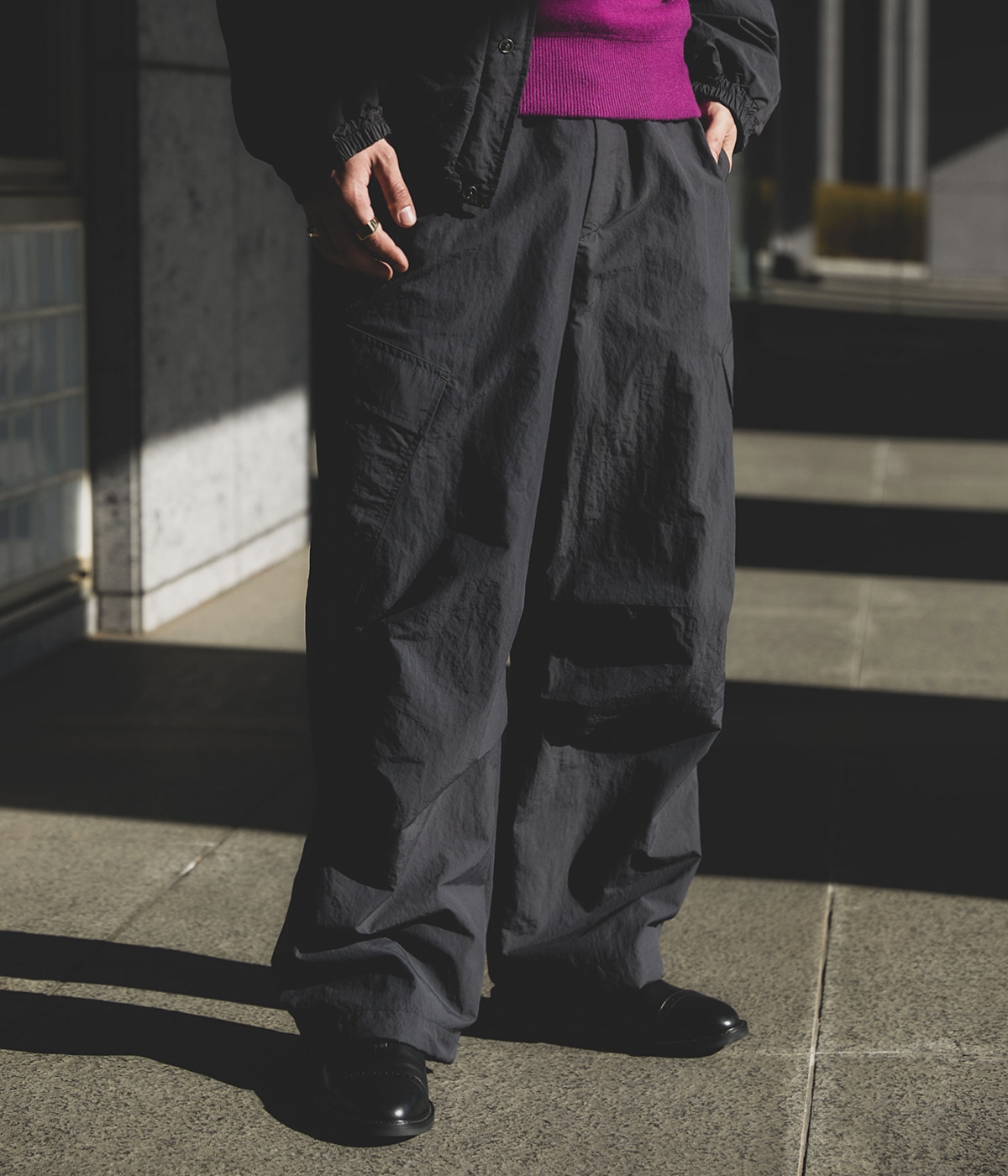 marka マーカ リネンブレンドオーバーパンツ カーゴパンツ 2 marka マーカ リネンブレンドオーバーパンツ カーゴパンツ 2