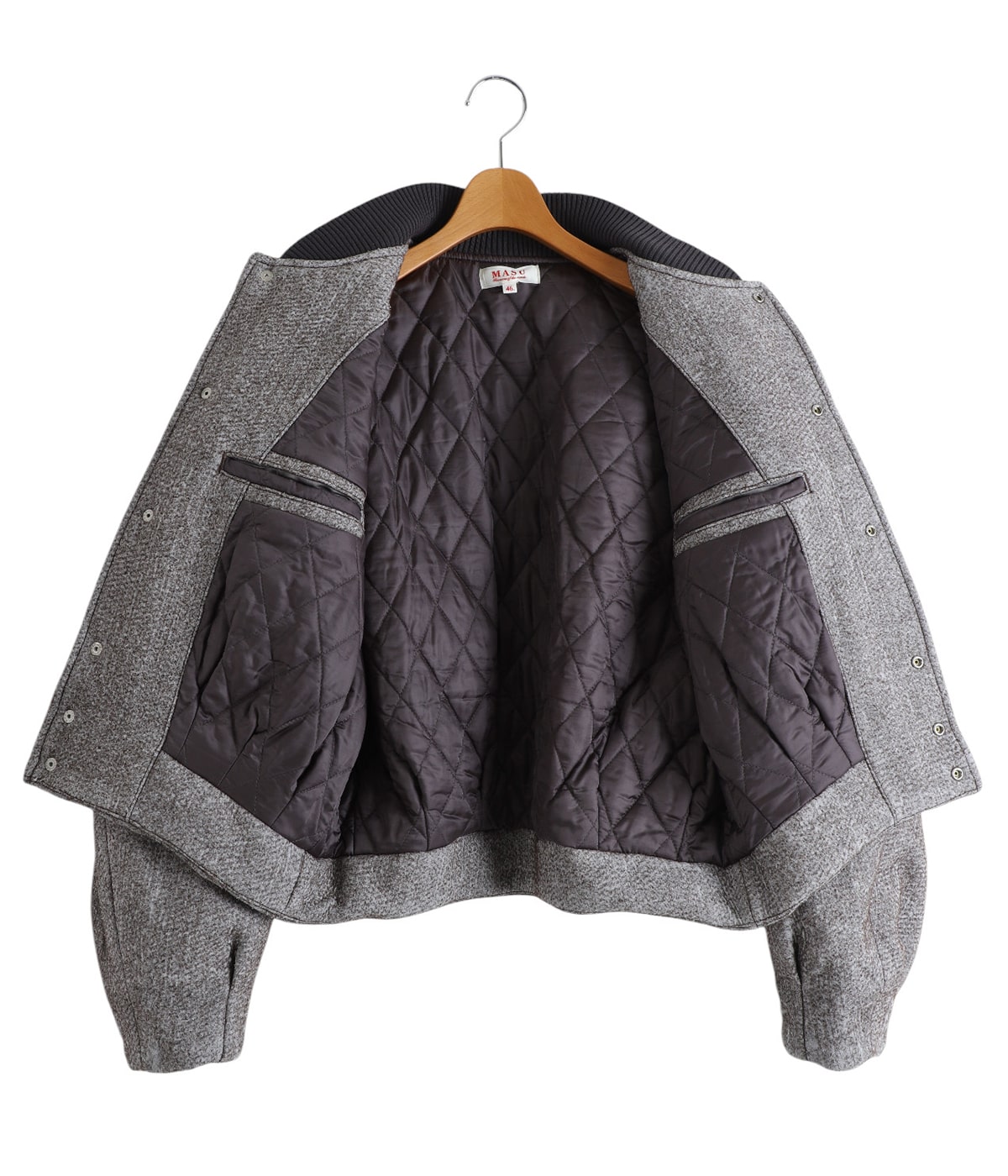 MASU ブルゾン　short bomber 46 MASU ブルゾン short bomber 46 MASU/エムエーエスユー】SHORT BOMBER