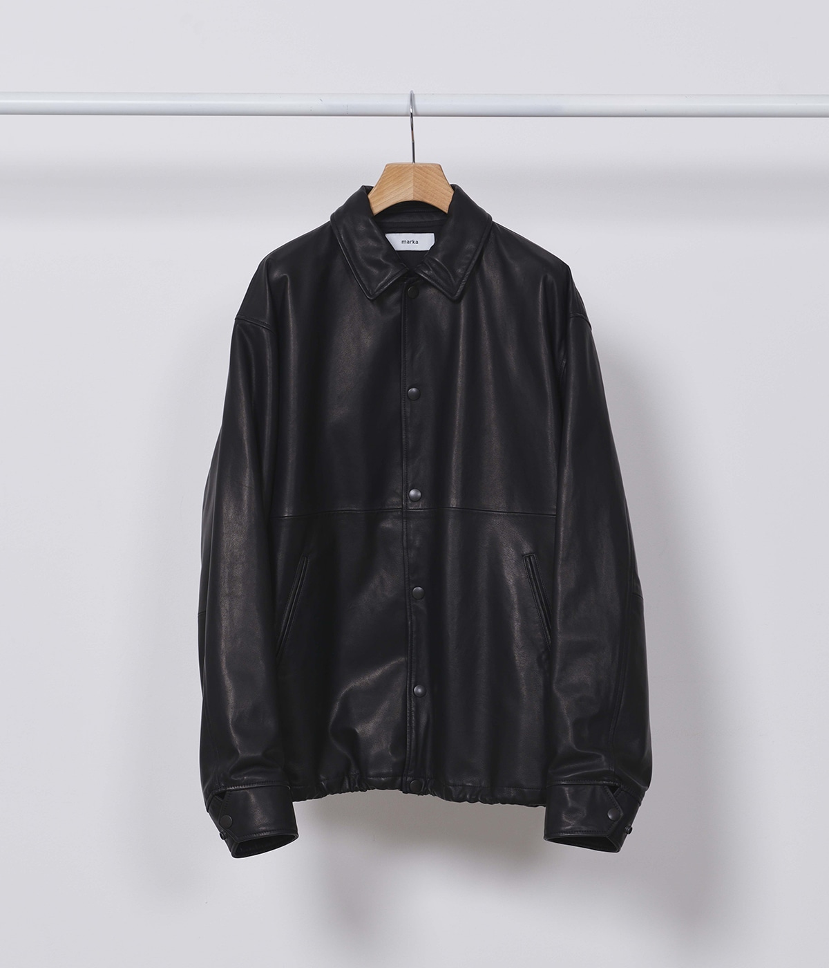 予約】LEATHER COACH JACKET -SHEEP LEATHER- | marka(マーカ