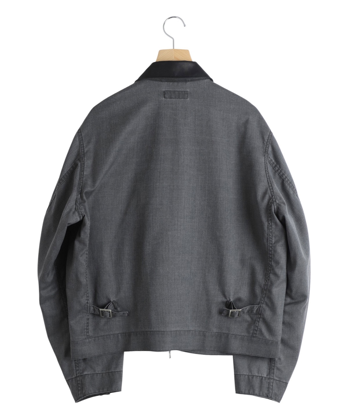 WORK JACKET -WASHABLE 2/72 WOOL GABARDINE PIGMENT PRINT- | marka