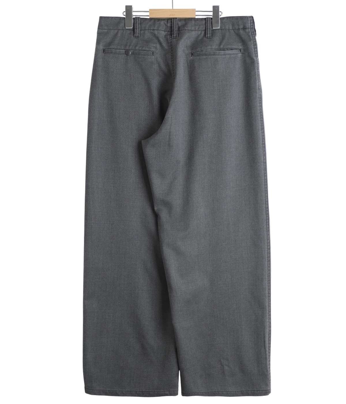 WORK PANTS -WASHABLE 2/72 WOOL GABARDINE PIGMENT PRINT- | marka